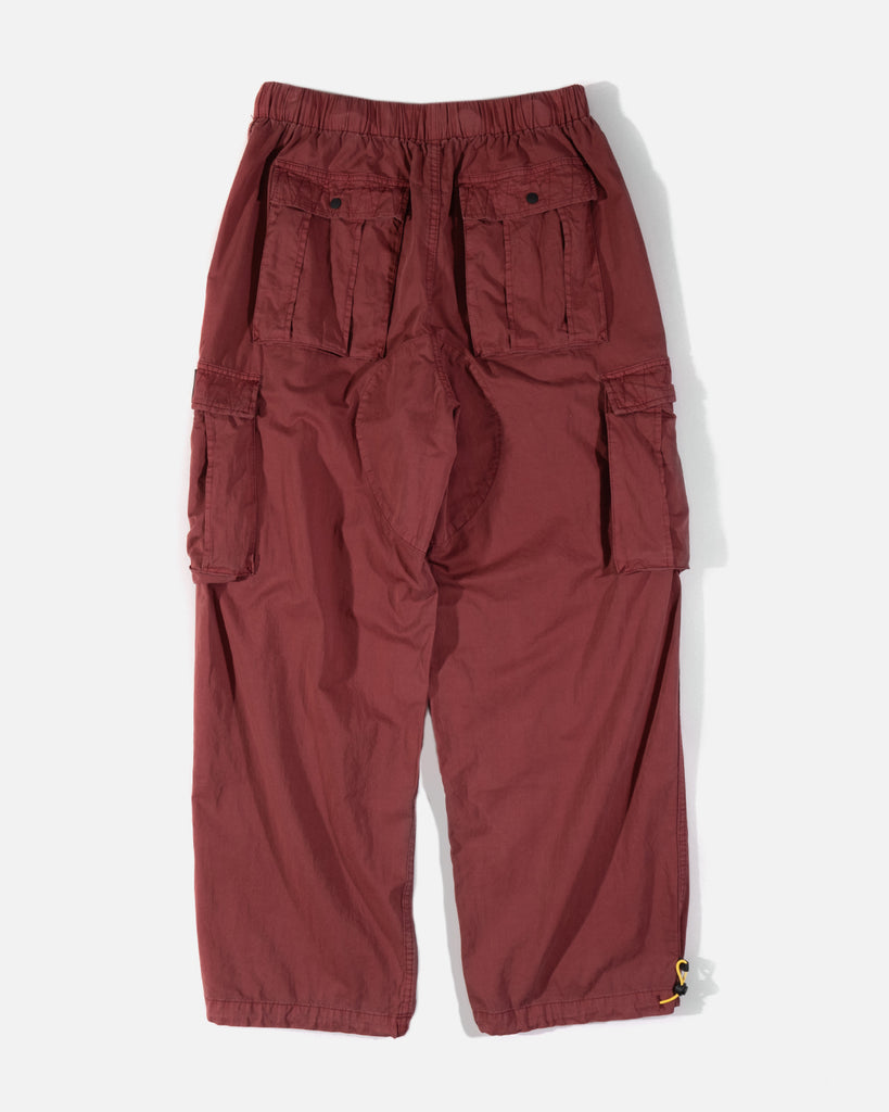 Flight Pants in Washed Burgundy from the Brain Dead Spring / Summer 2023 collection blues store www.bluesstore.co