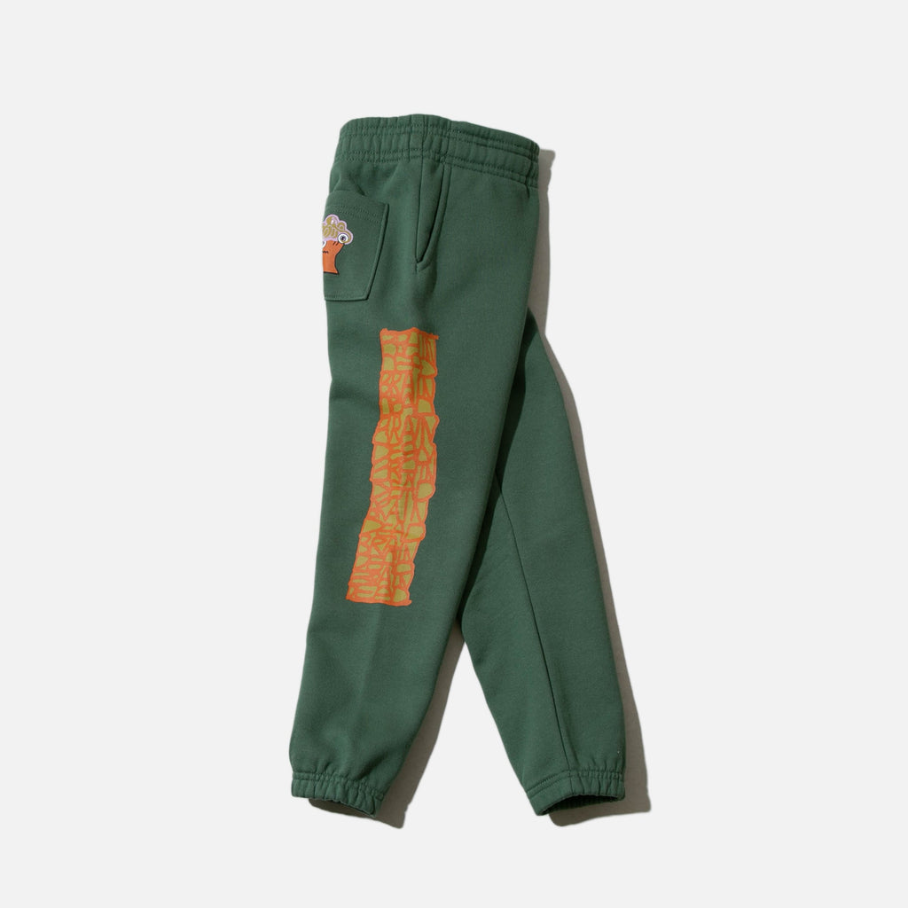 Kids Overcast Sweatpant in Mallard from the Brain Dead Autumn / Winter 2022 collection blues store www.bluesstore.co