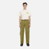 Livewire Pigment Dyed Herringbone Pant in Olive from Brain Dead blues store www.bluestore.co
