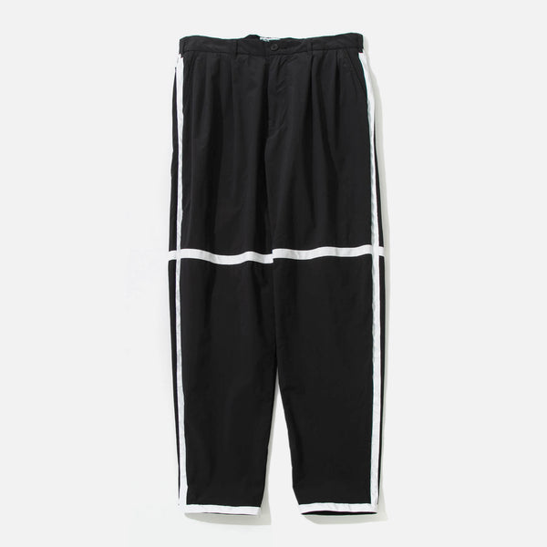 Taped TN Two Tuck Pants in Black from the Cav Empt blues store www.bluesstore.co