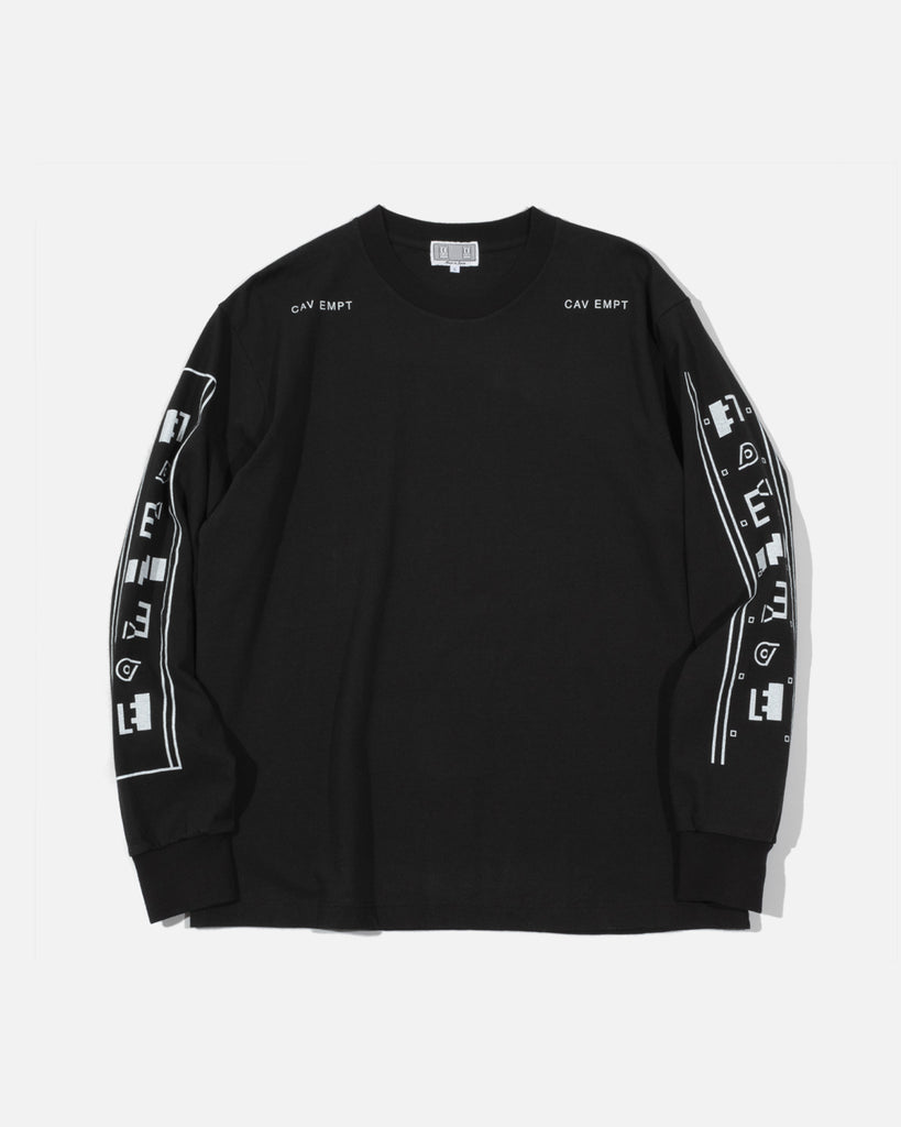 Cav Empt Mathematical Longsleeve T-shirt in Black from the Spring / Summer 2023 collection blues store www.bluesstore.co