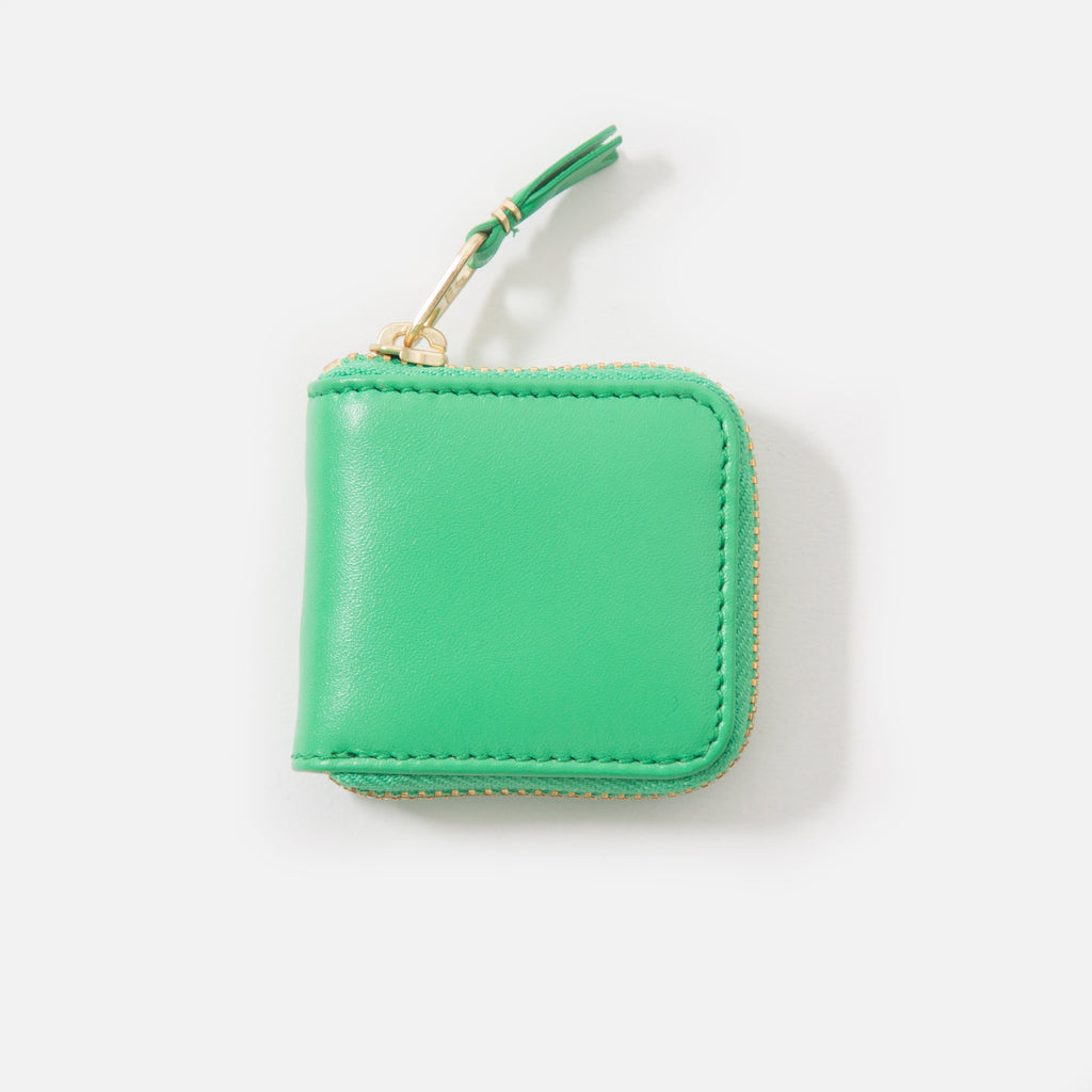 Comme des Garcons Classic Leather Wallet in Green SA4100 blues store www.bluesstore.co