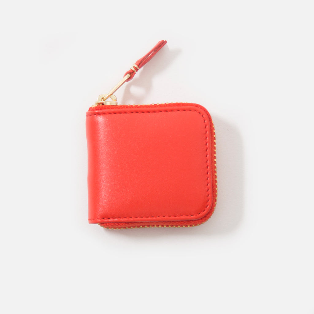 Comme des Garcons Classic Leather Wallet in Orange SA4100 blues store www.bluesstore.co