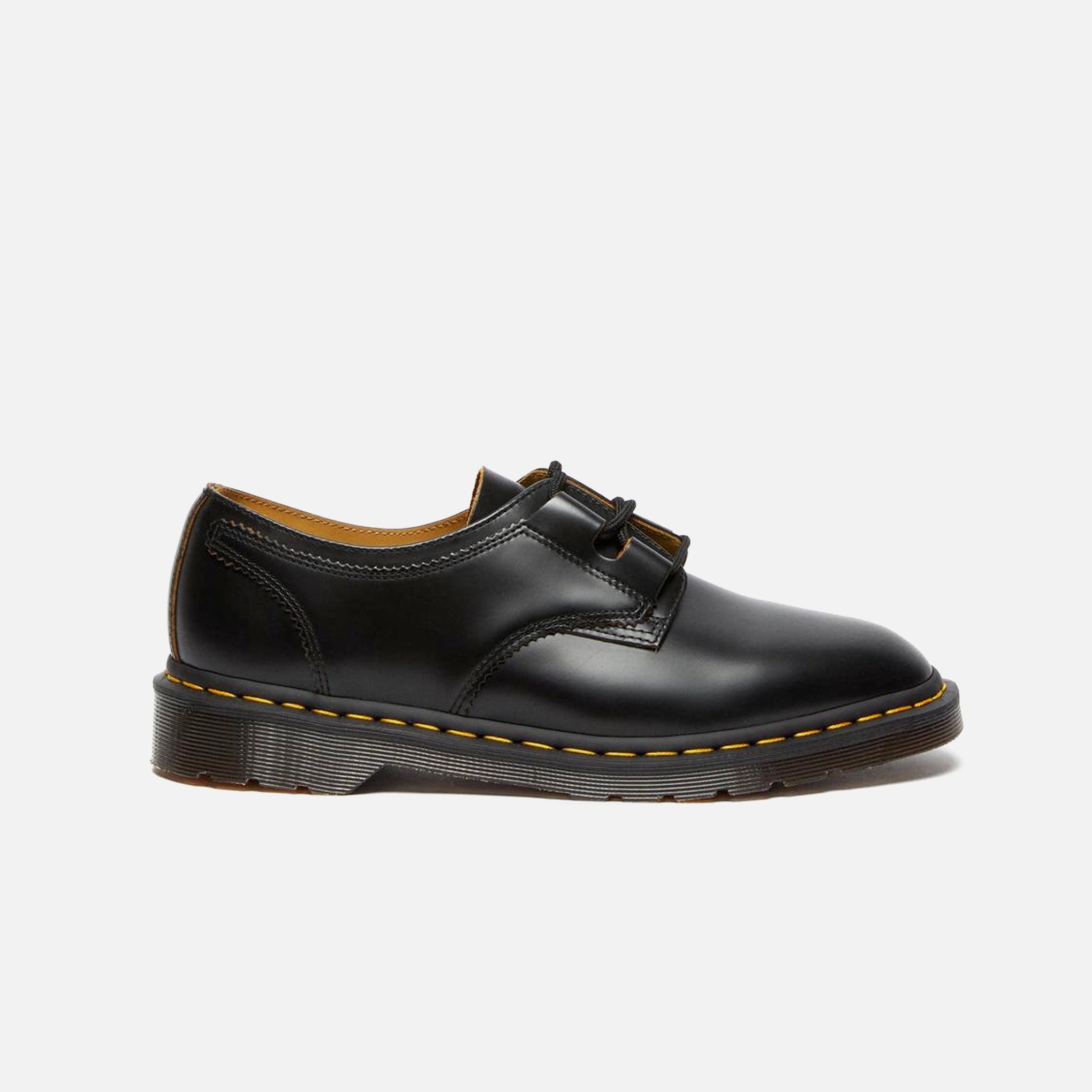 1461 Ghillie Leather Derby Shoes - Black