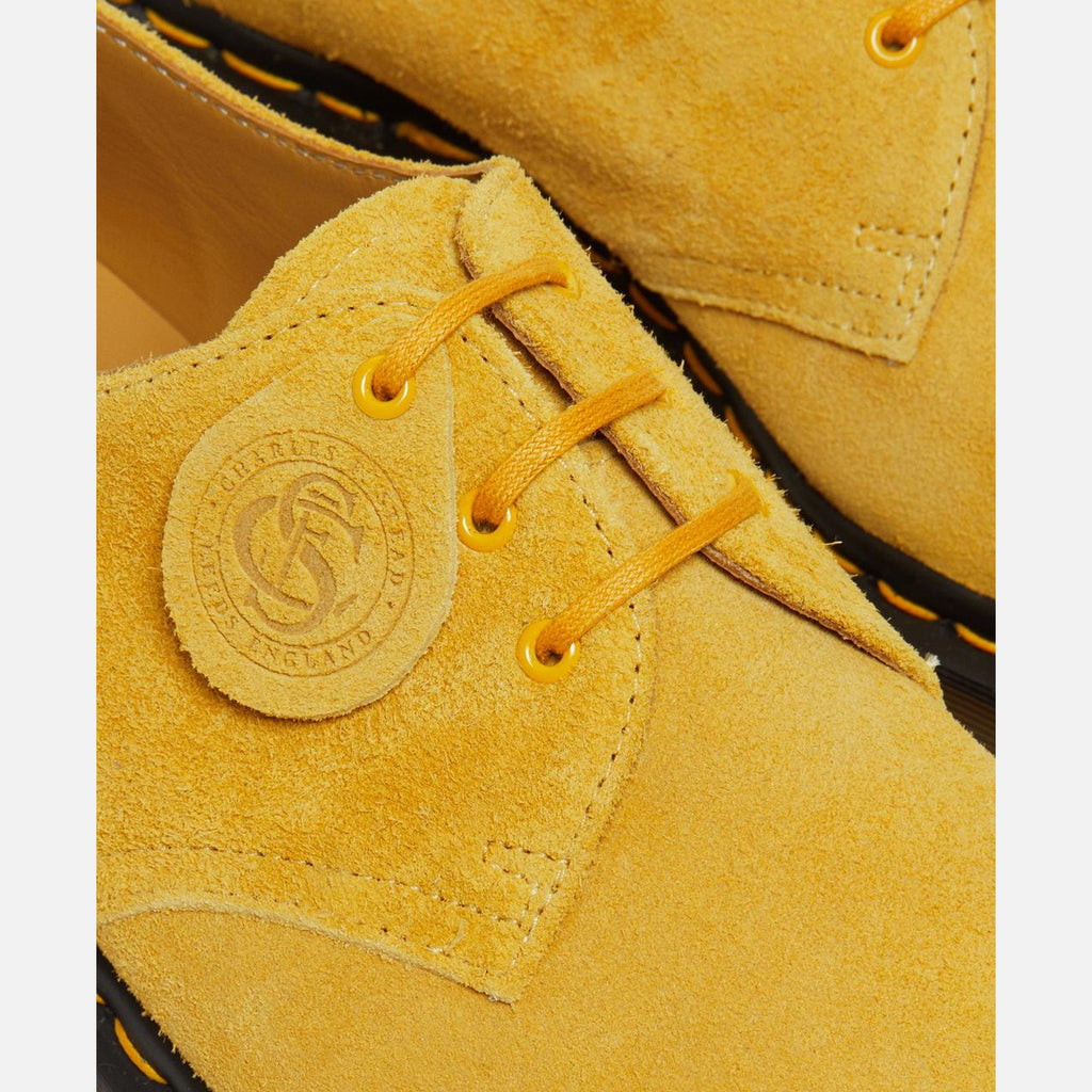 Dr Martens Made in England Desert Oasis 1461 in Sun Yellow Suede blues store www.bluesstore.co