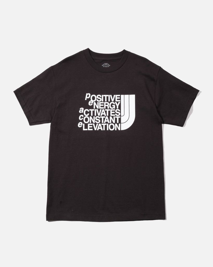 Positive Energy T-shirt in Black from Fountain blues store www.bluesstore.co