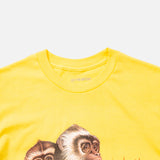 Monkey Radar T-shirt in Daisy from Fucking Awesome blues store www.bluesstore.co