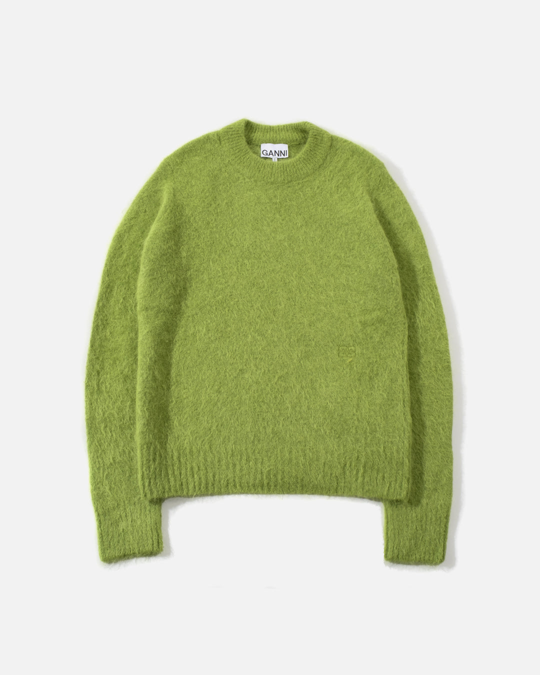 GANNI ガニー】Brushed Alpaca O-Neck-