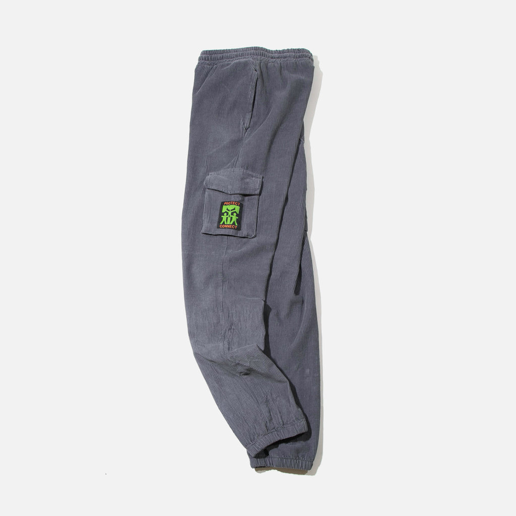 Cord Cargo Pant in Salty Blue from Good Morning Tapes blues store www.bluesstore.co