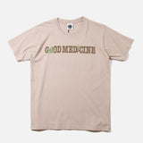 Good Medicine T-shirt in Sand from Good Morning Tapes blues store www.bluesstore.co