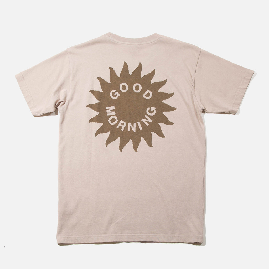 Good Medicine T-shirt in Sand from Good Morning Tapes blues store www.bluesstore.co