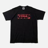 Super Gulp Short Sleeve T-shirt in Asphalt by Peter Sutherland for Good Morning Tapes blues store www.bluesstore.co