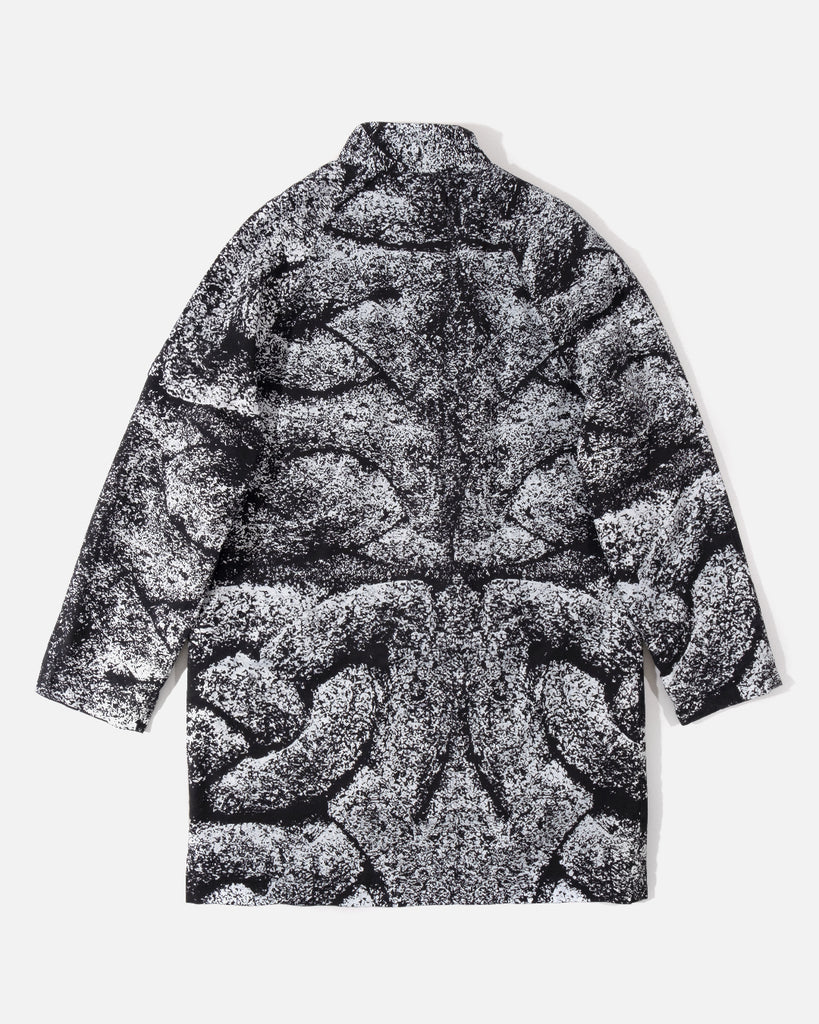 Celtic Knot Coat in printed 100% Cotton Canvas from the Heresy Spring / Summer 2023 'Old Growth' collection blues store www.bluesstore.co