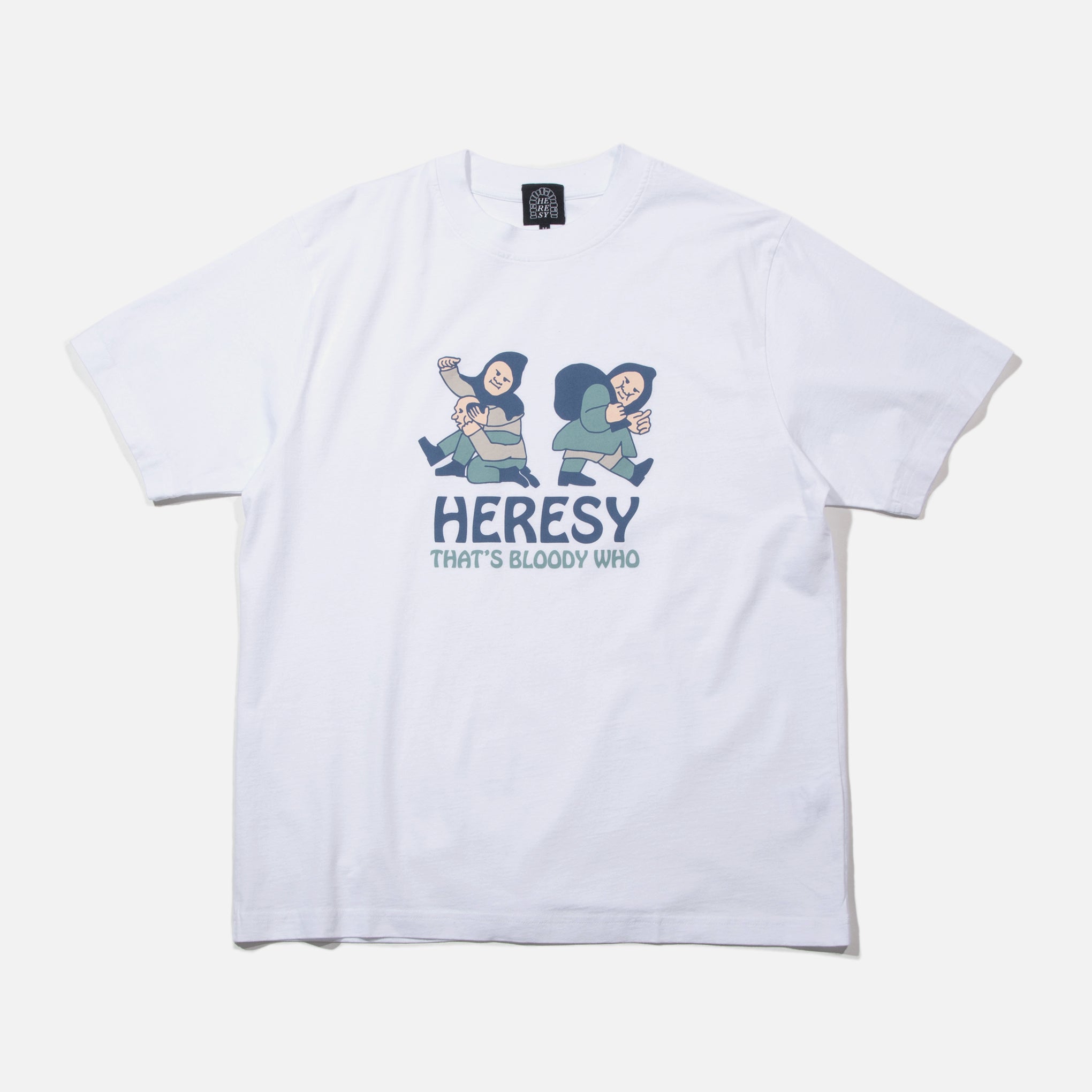 Heresy Ramble On T-shirt in White | Blues Store