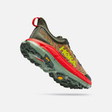 Mafate Speed 4 in Thyme and Fiesta from Hoka One One for Autumn/Winter 2022 blues store www.bluesstore.co