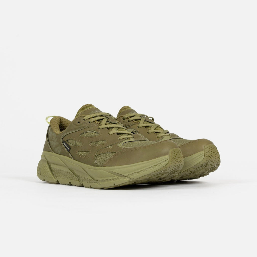 U Clifton L GTX Gore-Tex in Avocado and Green Moss from Hoka One One for Autumn / Winter2022 blues store www.bluesstore.co
