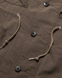 Peach Cloth Shirt Blouson in D. Brown from the Meanswhile Spring / Summer 2023 collection blues store www.bluesstore.co