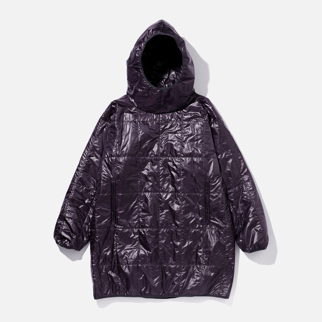 Piping Quilt Parka in Purple Nylon Ripstop from Needles blues store www.bluesstore.co