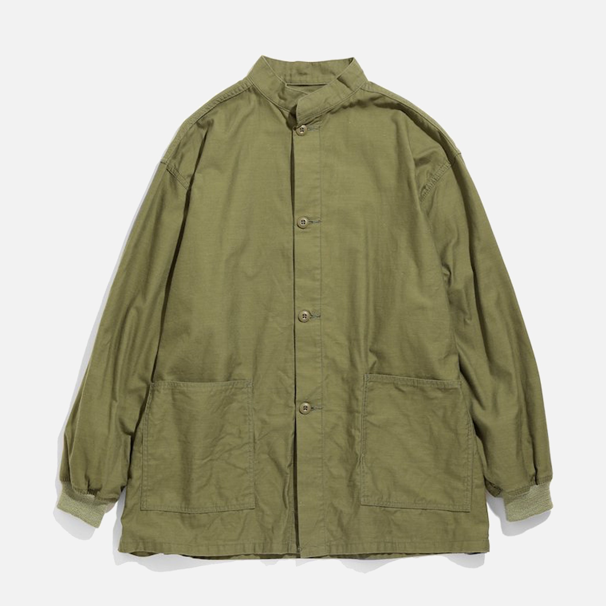 Needles S.C. Army Shirt - Olive Back Sateen
