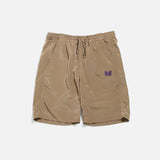 Needles Basketball Shorts in Camel Poly Cloth | Blues Store