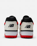 New Balance 550 BB550VTB trainer in Sea Salt with True Red and Black blues store www.bluesstore.co