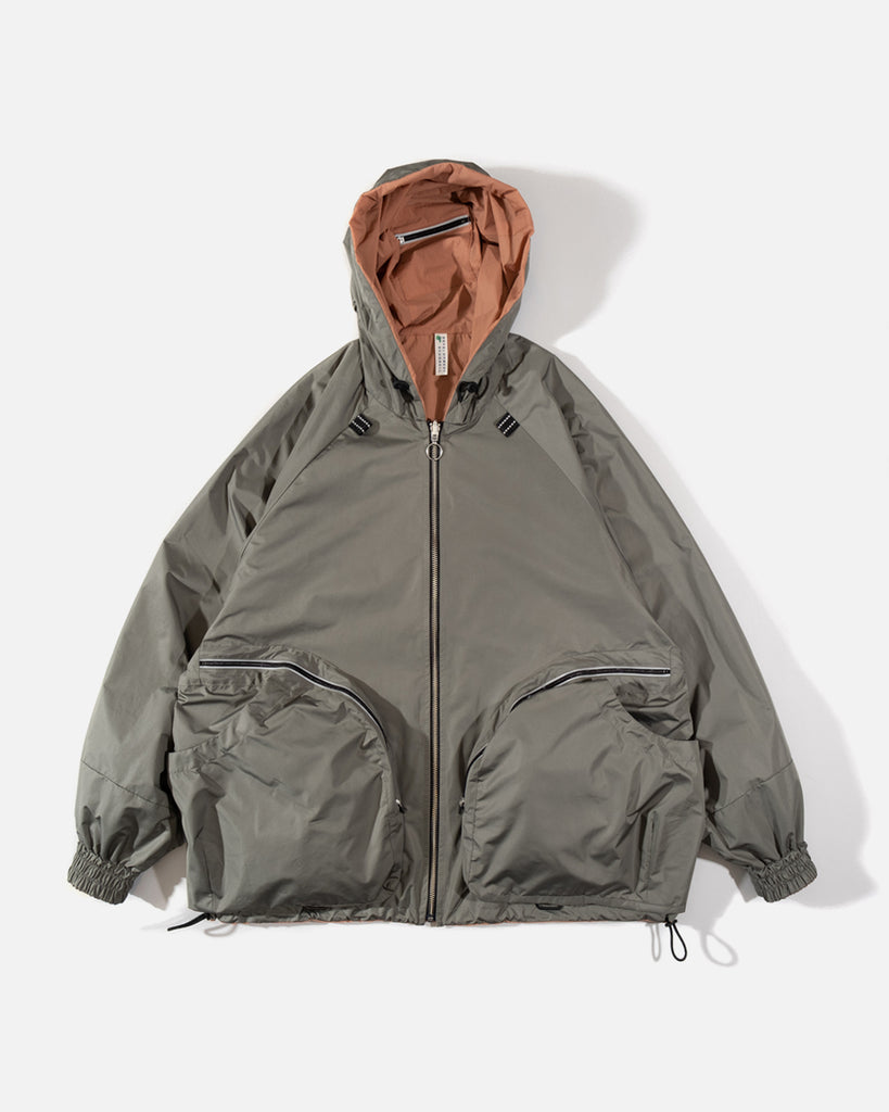 Switch Parka in Orange and Olive from the Noroll Spring / Summer 2023 collection blues store www.bluesstore.co