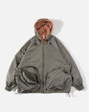 Switch Parka in Orange and Olive from the Noroll Spring / Summer 2023 collection blues store www.bluesstore.co