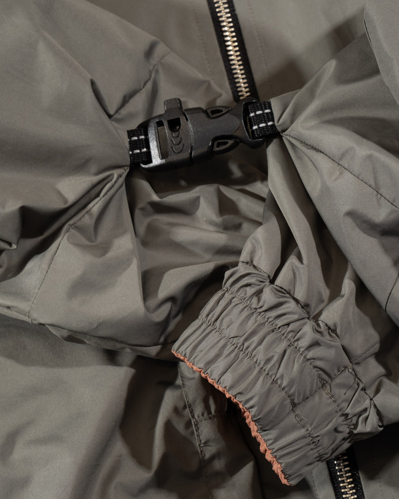 Switch Parka in Orange and Olive from the Noroll Spring / Summer 2023 collection blues store www.bluesstore.co