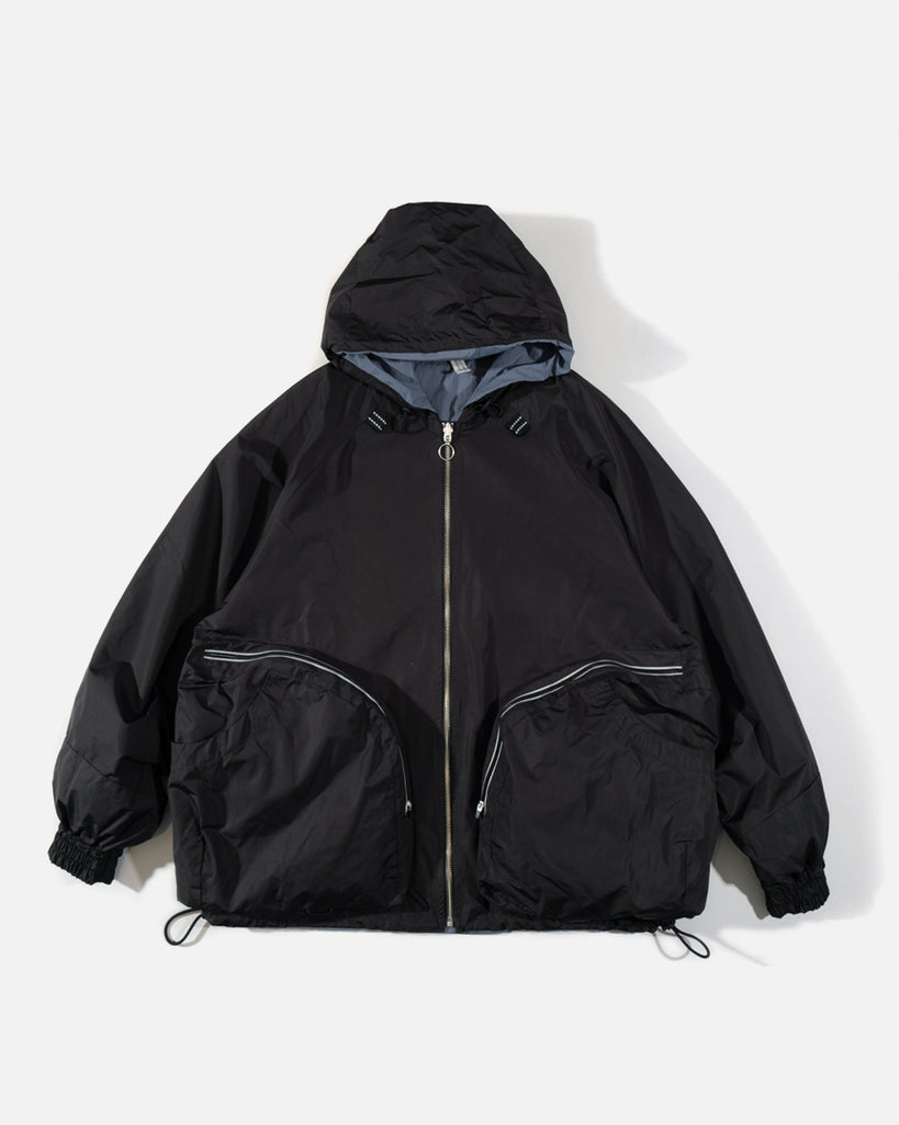 Switch Parka in Blue and Black from the Noroll Spring / Summer 2023 collection blues store www.bluesstore.co