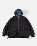 Switch Parka in Blue and Black from the Noroll Spring / Summer 2023 collection blues store www.bluesstore.co