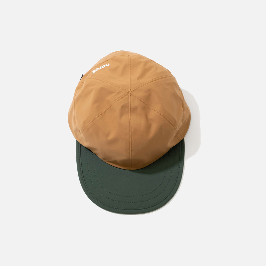 Develop Rain Cap in Coyote / Green from the Noroll blues store www.bluesstore.co