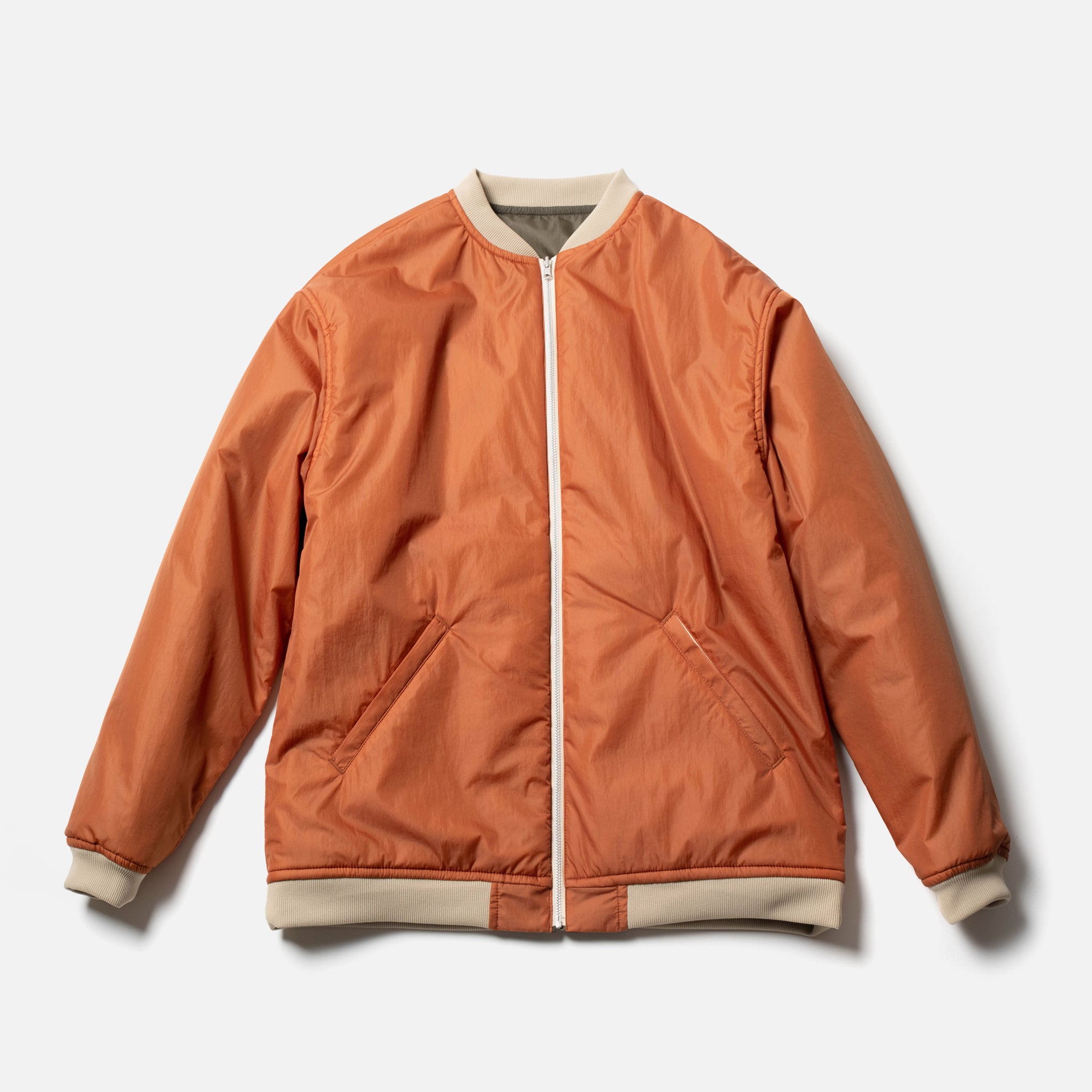 Noroll Reversible Light Space Jacket in Olive / Orange | Blues Store