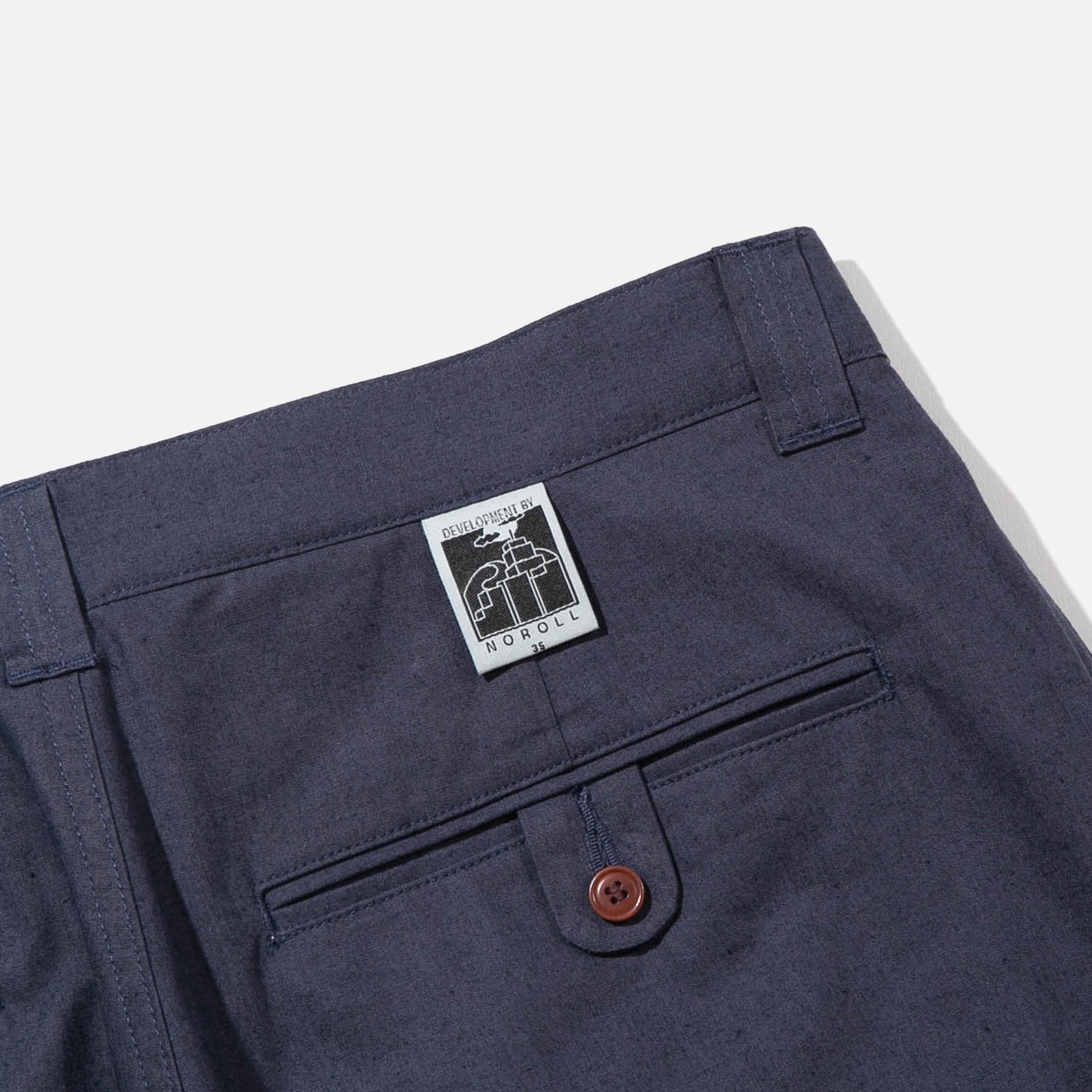 Thickwalk C/L Pants in Navy from Noroll | Blues Store