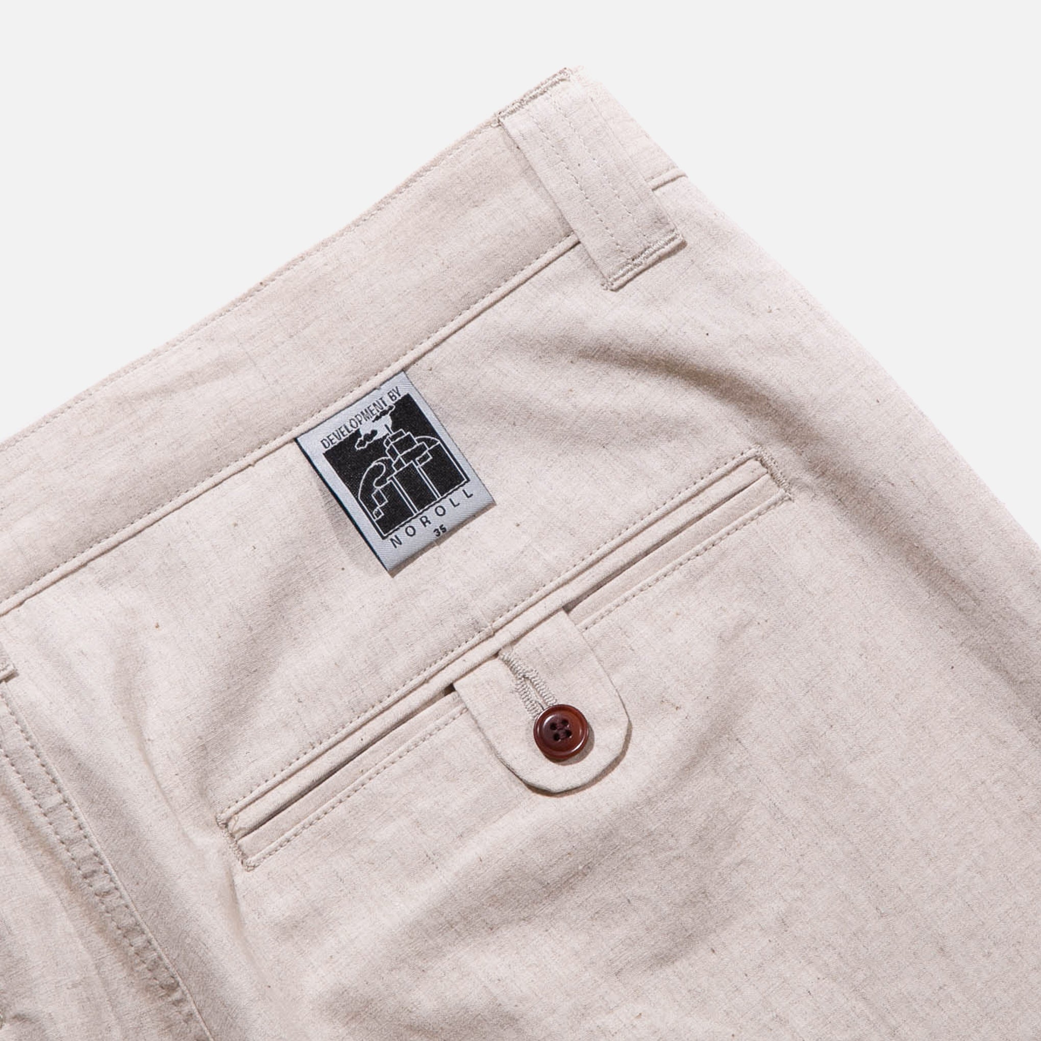 Thickwalk C/L Pants in natural from Noroll | Blues Store