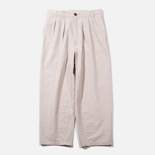 Thickwalk C/L Pants in natural from Noroll blues store www.bluesstore.co