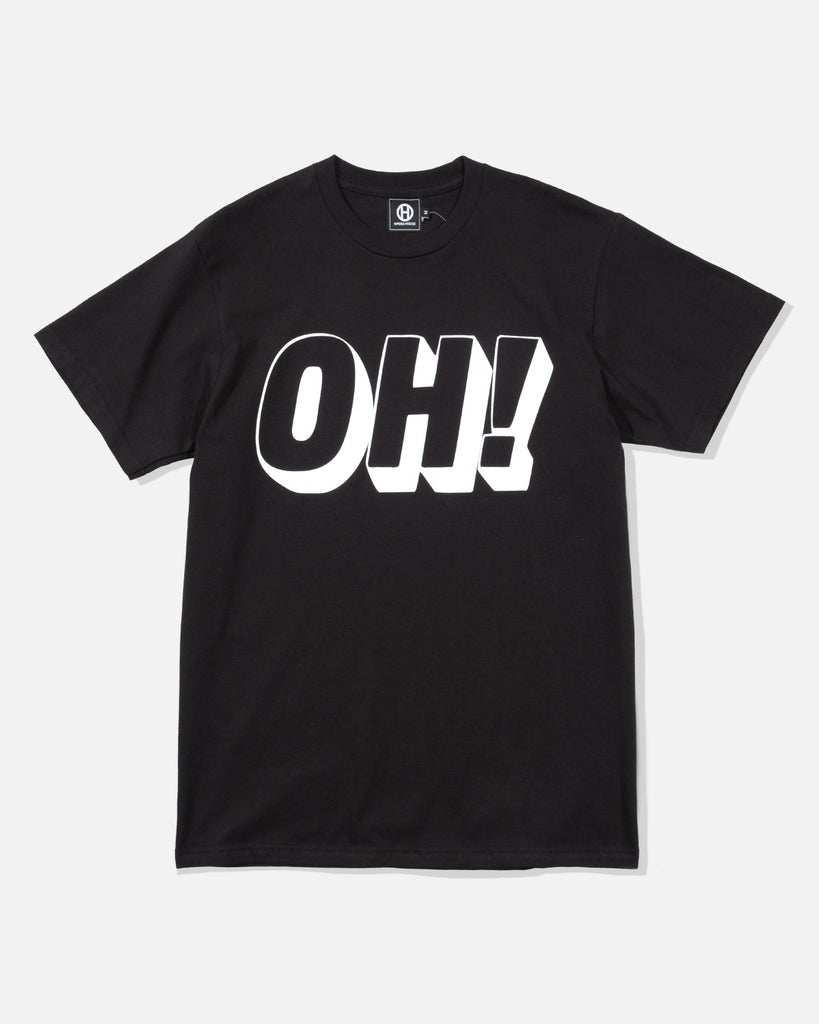 OH! T-shirt in black from Opera House blues store www.bluesstore.co