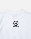 OH! T-shirt in white from Opera House blues store www.bluesstore.co