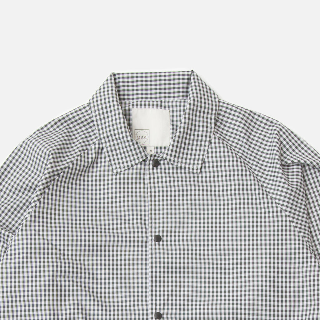 Paa Spectators Jacket Charcoal Gingham Blues Store