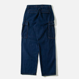 Denim Cargo Pant in Dark Stone Wash from the AW22 Pop Trading Company collection blues store www.bluesstore.co