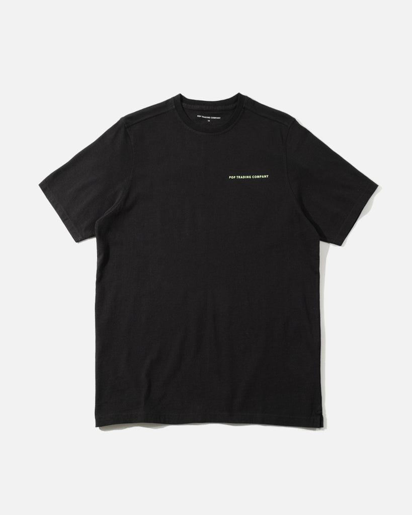 Logo T-Shirt in Black and Jade Lime blues store www.bluesstore.co