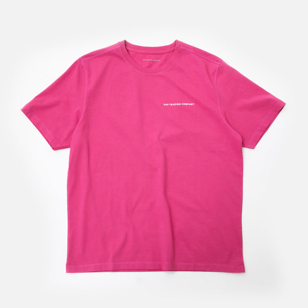 Pop Trading Company Logo T-shirt in Pink Blues Store
