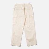 SS22 DRS Herringbone Cargo Pants in Off White from Pop Trading Company blues store www.bluesstore.co