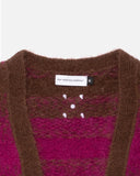 Pop Trading Company Knitted Cardigan in Delicioso and Raspberry blues store www.bluesstore.co