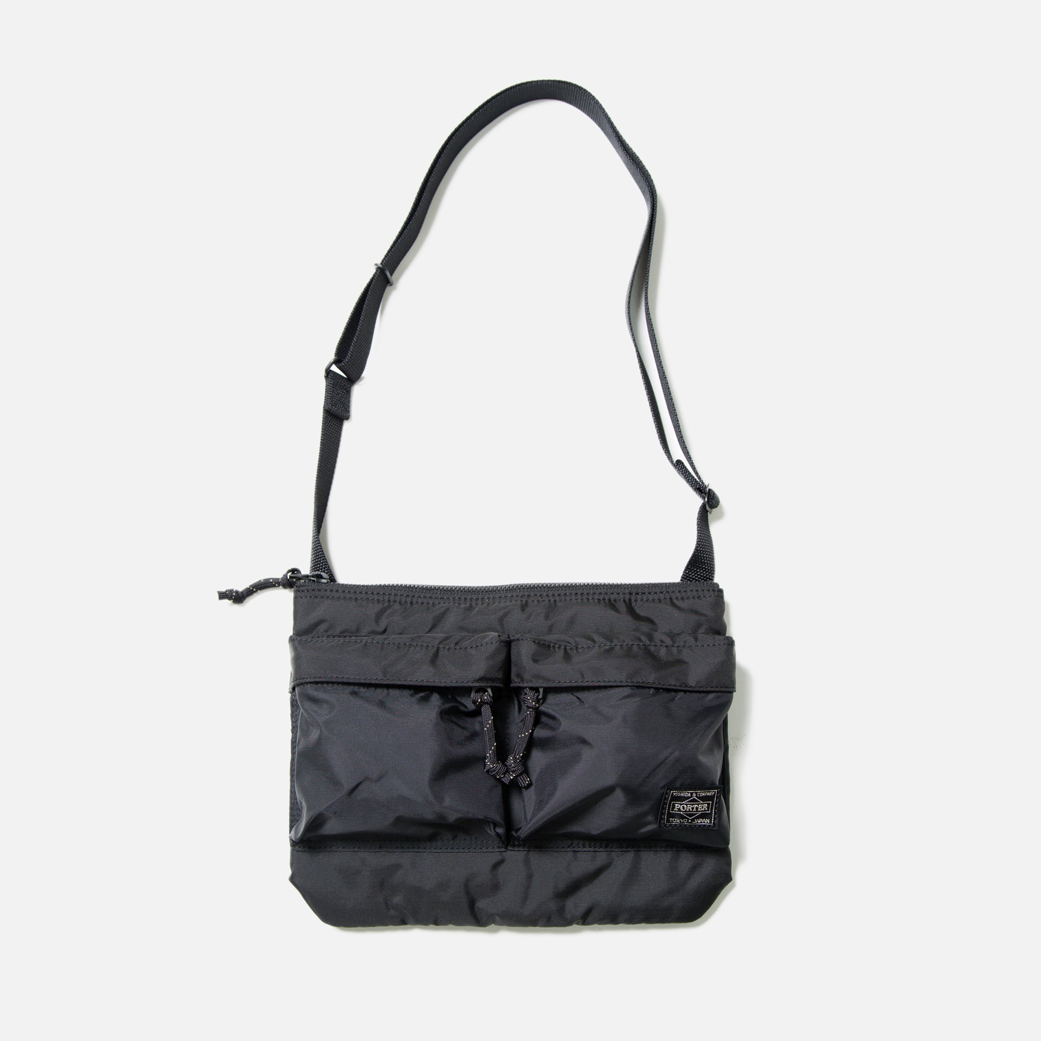 Porter Yoshida Force Shoulder Bag in Black Blues Store