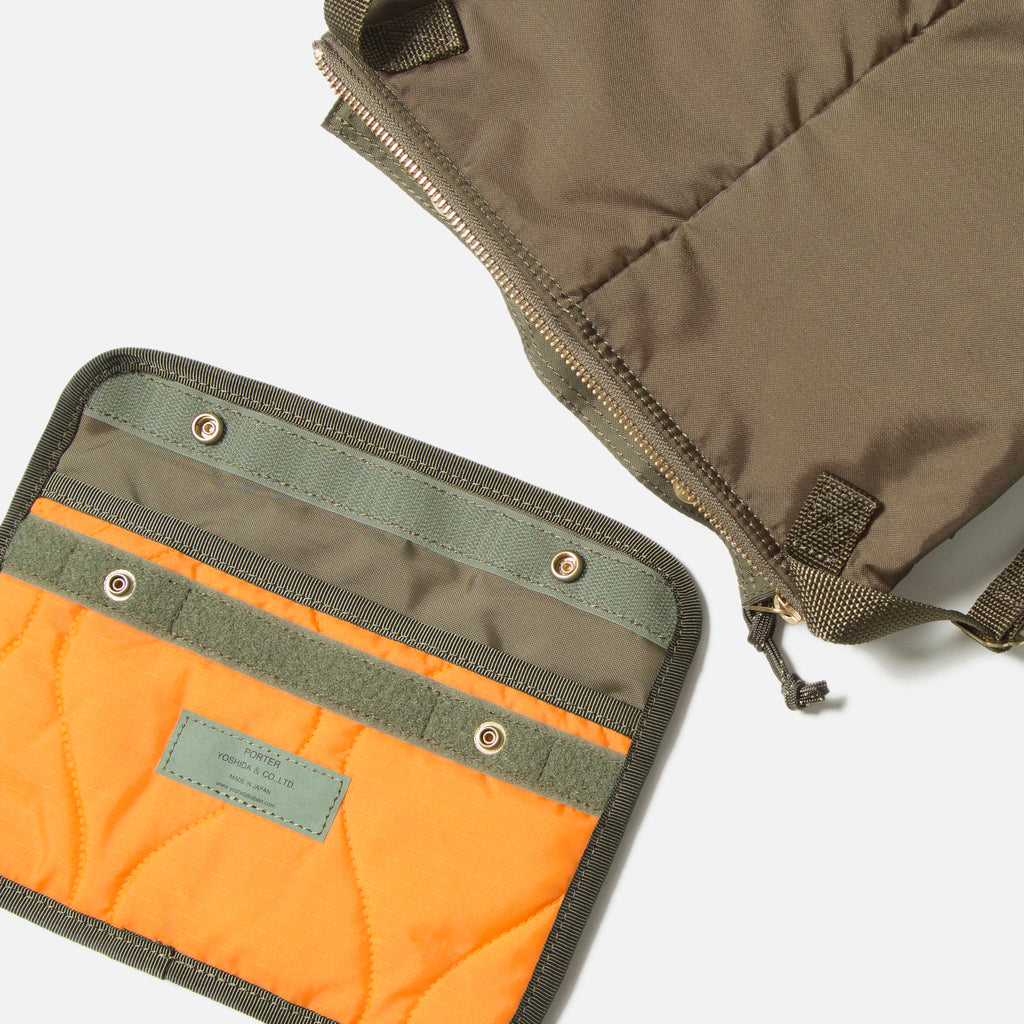 Force Shoulder Bag from Porter Yoshida in Olive Drab blues store www.bluesstore.co