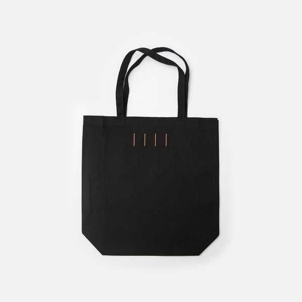 Logo tote in black from Prison Blues Store
