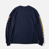 Saves You Long Sleeve T-shirt in Navy from Sex Hippies blues store www.bluesstore.co