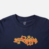 Saves You Long Sleeve T-shirt in Navy from Sex Hippies blues store www.bluesstore.co
