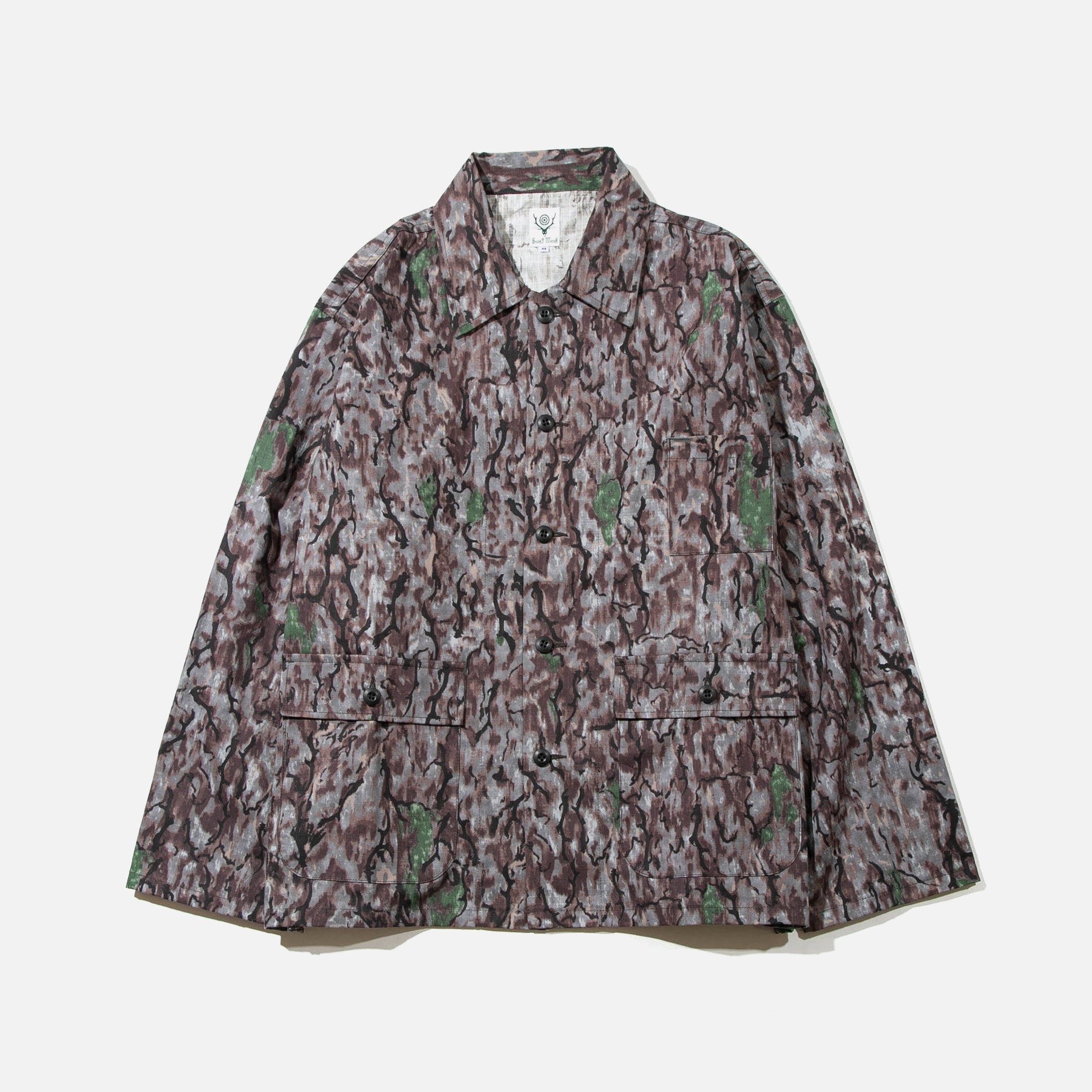 South2 West8 Hunting Shirt - Horn Camo Cotton Ripstop