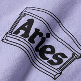 Premium Temple Sweatshirt in Lilac from the Aries Arise blues store www.bluesstore.co